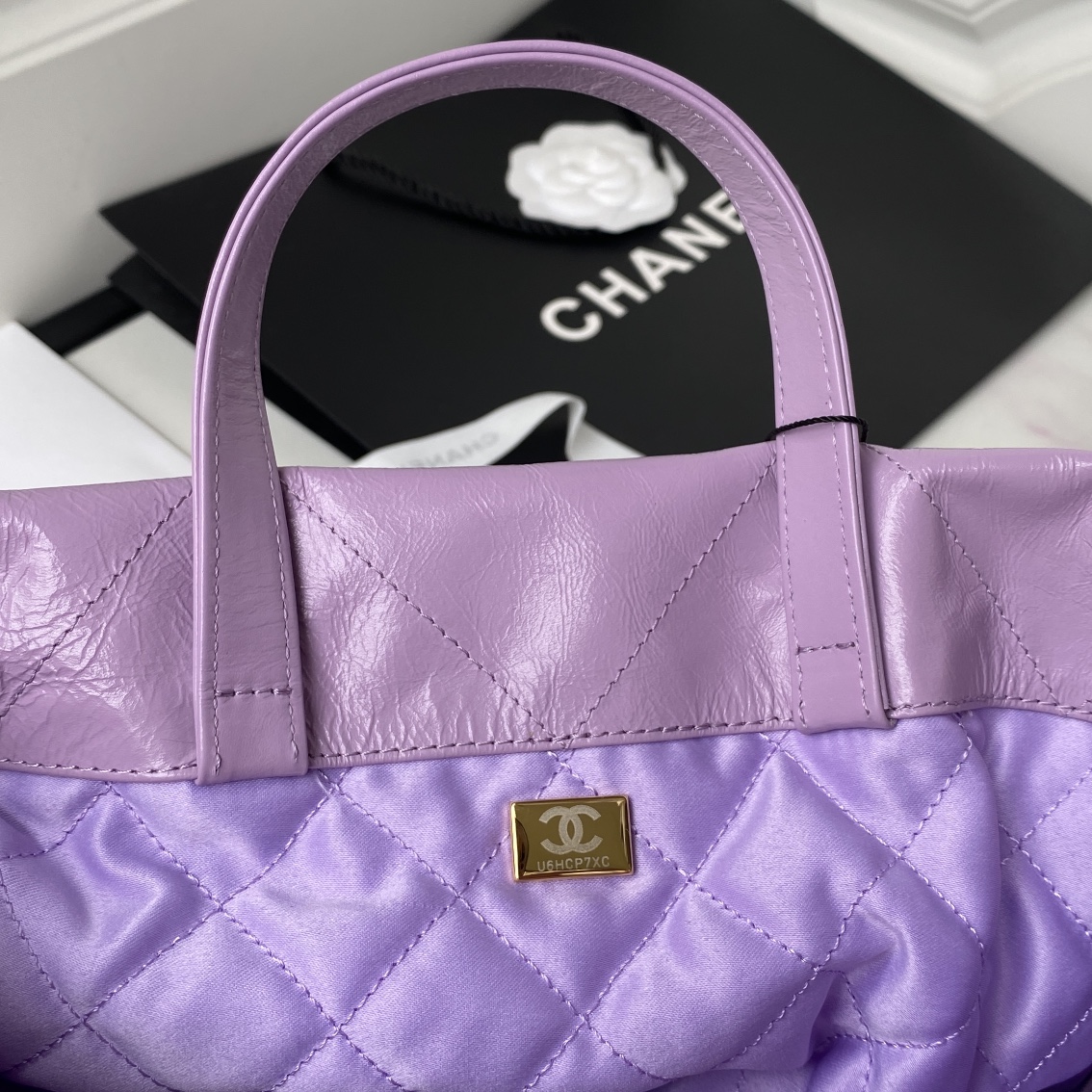 Calfskin 22 Backpack AS3133 Purple